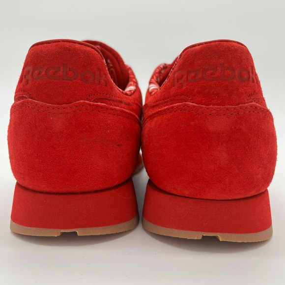 NWOT 26,5 cm Genuine suede red bright sneakers reebok EUR 41, M 8,5, W 9,5 - Picture 13 of 16